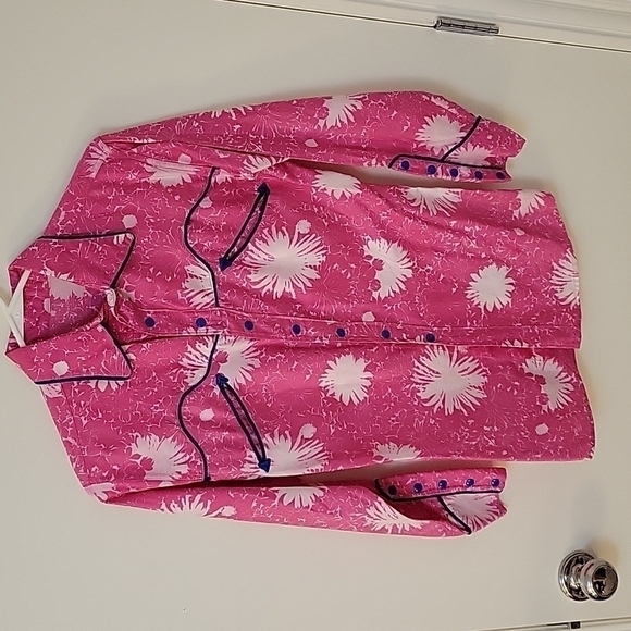 HANDMADE Pink Rockabilly Snap Batik Fireworks Rodeo Fiesta Shirt - Picture 3 of 8